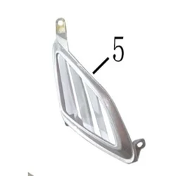 Okvir prednjeg levog žmigavca 2346-49-00001 za skuter Motovene Torino JOG-B