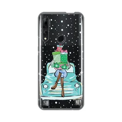 Maska Silikonska Print Skin za Huawei P smart Z/Y9 Prime 2019/Honor 9X (EU) Christmas Ride