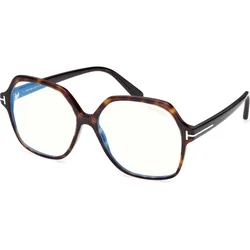 Tom Ford Blue Block Ženski okvir za dioptrijske naočare 0FT6062-B 5257, Smeđi