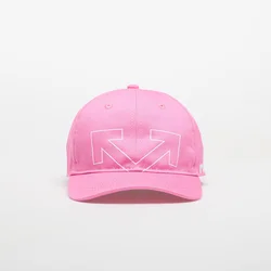 Čepica OFF-WHITE KIDS Type Logo Baseball Fuchsia/ White II