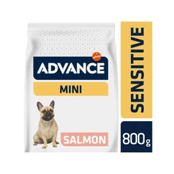ADVANCE Suva hrana za pse Mini Sensitive, Losos, 800g