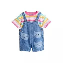 Next Komplet turkizna/moder denim/rumena/roza