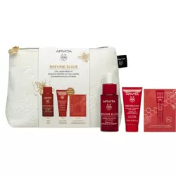 Apivita Beevine Elixir SET Serum, 30 ml + Krema lagane teksture, 15 ml + Krema za zonu oko oka, 1,5 ml