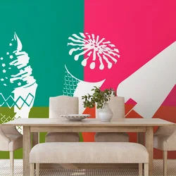 Tapeta pop art sladoled - 343x231