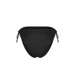 Trendyol Black High Waist Tie Bikini Bottom