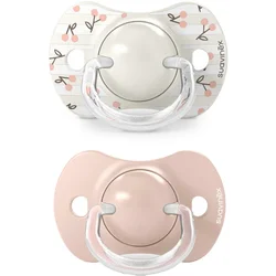 Suavinex Birdies Anatomical Silicone 0-6m duda Pink 2 kos
