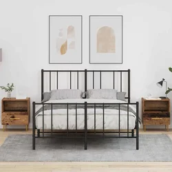 Noćni ormarić s ladicama 2 pcs Staro drvo 40 x 35 x 47,5 cm