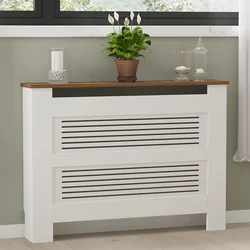 Hanah Home Maska za radijator Termora, 112x82x30 cm, Bela