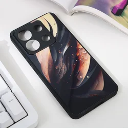 Maska za mobilni telefon Xiaomi Redmi Note 13 Pro 5G ABSTRACT, Crna