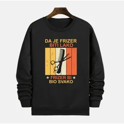 MAFIMI Duks Da je frizer biti lako frizer bi bio svako, Crni