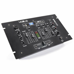 Vexus STM2500, crni, 5-kanalni mikser, bluetooth, USB, MP3, EQ, phono