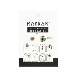 NAIL ART 07 Dekorativne nalepnice za nokte sa cirkonima |MAKEAR COSMETICS| Kozmo