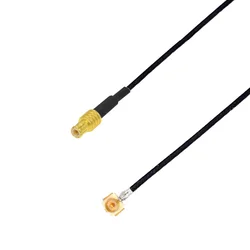 Pigtail uFL moški/MCX vtič RF1.37 15cm