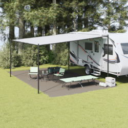 Teppi za šator Svijetlo siva 700 x 400 cm Polietilen