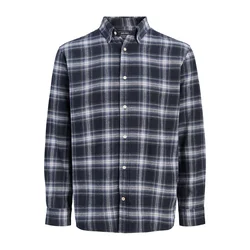 JACK & JONES Srajca JJEField golobje modra / temno modra / bela