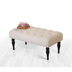 Atelier del Sofa Trpezarijska klupa Missus 92x43x48cm Krem