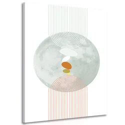 Slika sodobni mavrični lok Mid-Century - 100x150