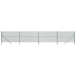 Vidaxl Mrežna ograja zelena 1,6x10 m