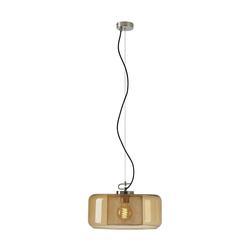 Briloner 4018-017 - Luster na sajli SEVENTIES 1xE27/40W/230V zlatni