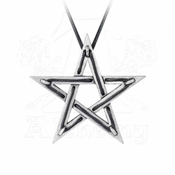 Obesek z Ogrlico ALCHEMY GOTHIC - Tethered Hex - P831