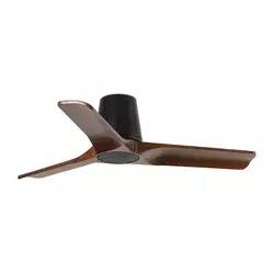 FARO 33837WT - Plafonski ventilator HEYWOOD TUB S borovina/crna, prečnik 90 cm WT + daljinski upravljač
