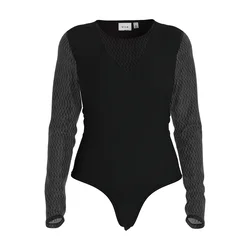 VILA Bodi majica VILEOA antracit/črna