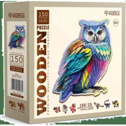 Trendy Owl Wooden Puzzle M (150 Pieces)