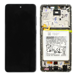 LCD zaslon za Samsung Galaxy A52 - bele barve - OEM - AAA kakovost