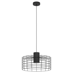 EGLO Viseća lampa MILLIGAN E27 O48 cm crna žičana 43628