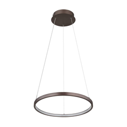 Globo 67192-19BR - LED Lestenec na vrvici RALPH LED/19W/230V rjava