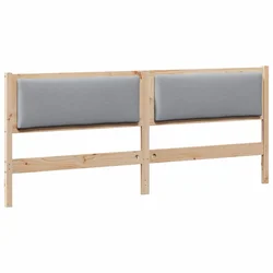 vidaXL vidaXL Vzglavje Drugo Rjava 200 cm Trdna borovina, (5000109574)