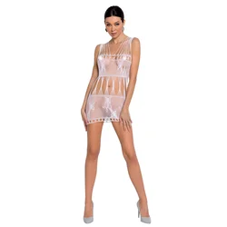 Mrežasta haljina BS 090 white
