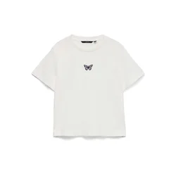VERO MODA Majica VMSARA METTE marine/bela