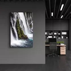 Wallity Dekorativna slika na kaljenom staklu, 46x72cm, Šarena