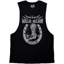 Willie Nelson Majica Outlaw Unisex Black 2XL