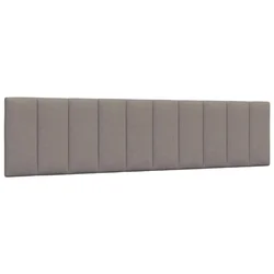 Vidaxl Blazina za vzglavje Hanko taupe 200 cm blago