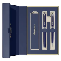 WATERMAN olovke poklon set – Hemijska olovka + Nalivpero – HEMISPHERE BLUE