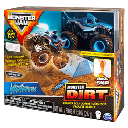 Monster jam dirt starter set auto sa kinetičkim pijeskom