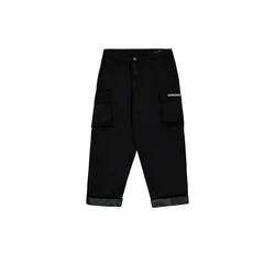 ALPHA INDUSTRIES Kargo hlače črna/bela