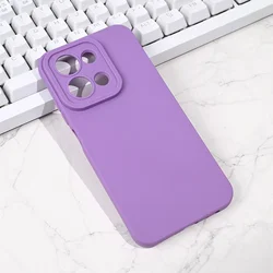 Silikonska maska za Xiaomi Redmi 15C 4G 173mm Pro Camera, Ljubičasta