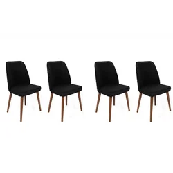 Hanah Home Tutku 351 V4 Stolice, Crne