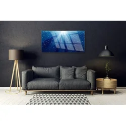 tulup.si Steklena slika Abstrakcija graphics 125x50 cm 2 obešalnika