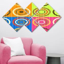 Wallity slika 4MDF3313401, 60x115 cm, 4 dijela