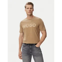 HUGO Majica Dulivio 50467556 Bež Regular Fit