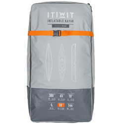DECATHLON Kajak na naduvavanje X500 Strenfit dropstitch s jednim mestom