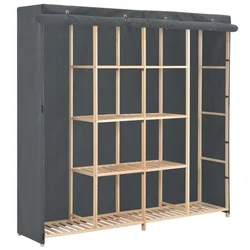 Ormar od tkanine sivi 173 x 40 x 170 cm