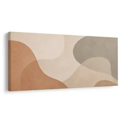 Slika minimalistična kompozicija v naravnih odtenkih - 200x100