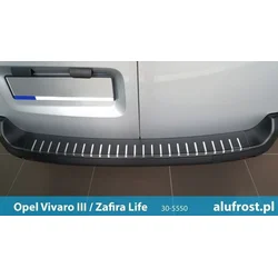 Trunk Edge Protector Strip Citroen Jumpy 2016- (carbon film)