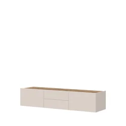 JELA TV STO TV176-2K2F/S45 - kolekcija Sky 45 - Tobacco hrast/Kašmir mat lak - 176x37x47 cm
