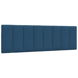 Vidaxl Blazina za vzglavje Hanko modra 160 cm blago